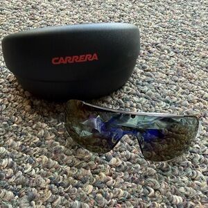 Carrera Black and Blue Sunglasses with Case